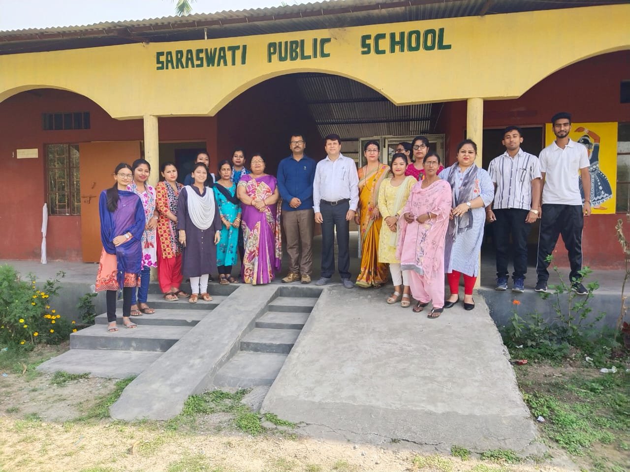 Learning together at Saraswati Public School