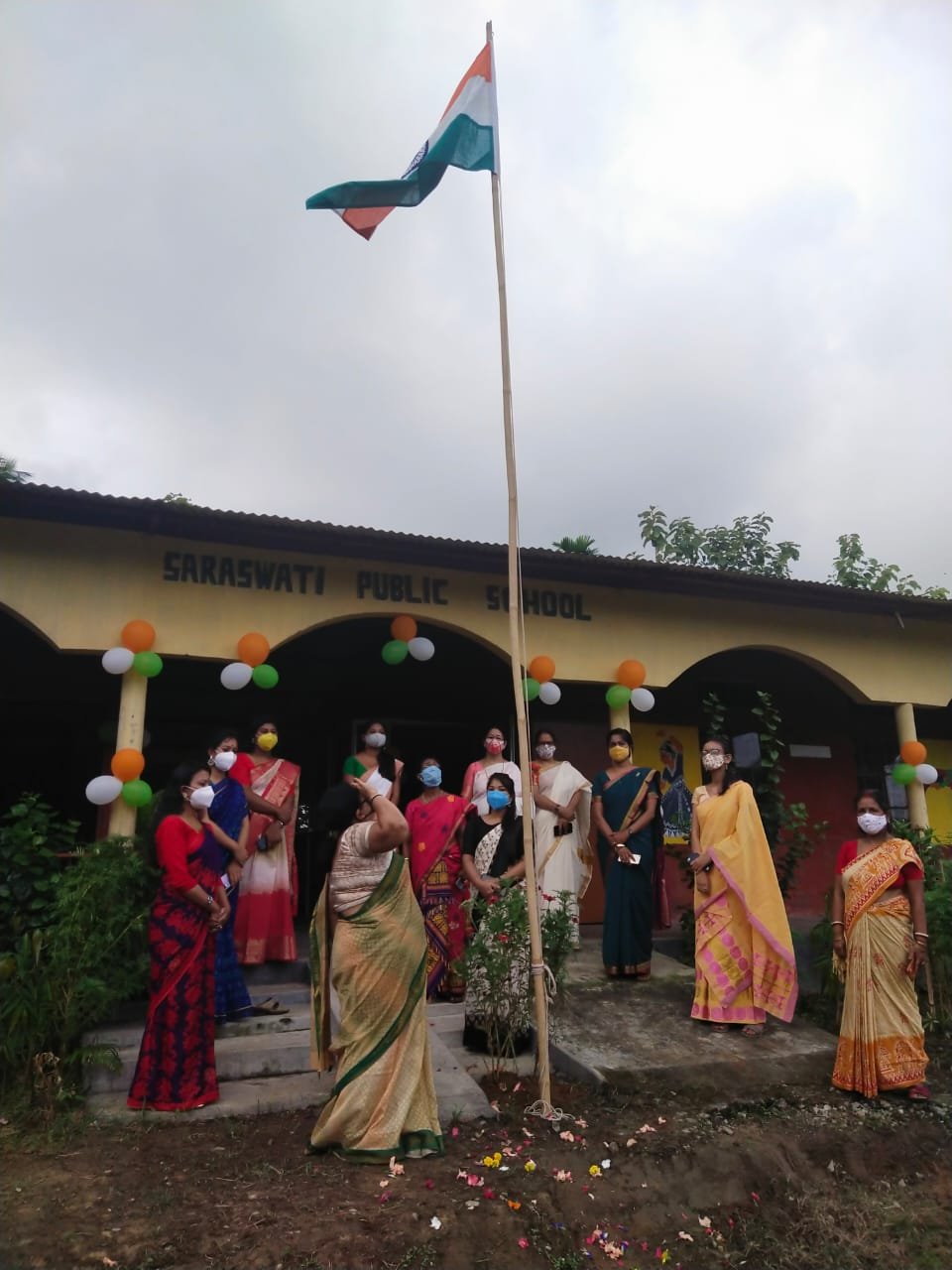 Independence Day at Saraswati Public School